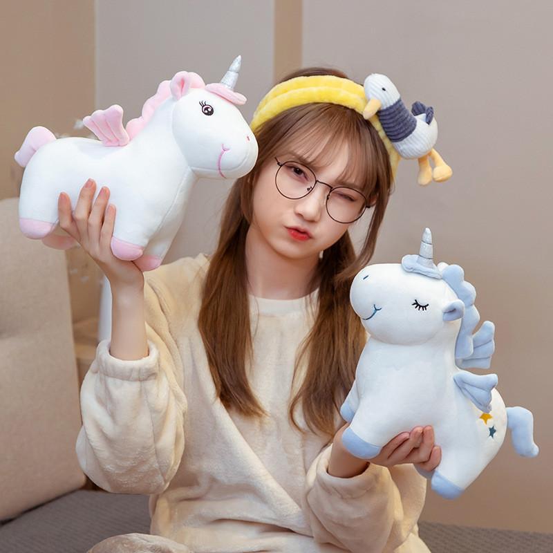 Adorable Unicorn Plushie Toy Cute Cartoon Doll Girls Sleep Birthday Present