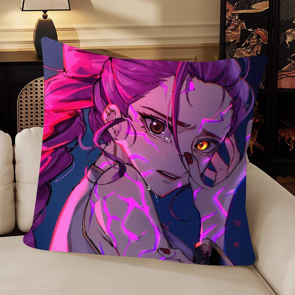 Popular K-KPopS Cool D-Demon Top H-Hunters Pillow Case Cushion Cover Decor Home Throw For Couch Camping Pillow Cover Decorations
