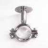 12-108mm 3/4"-4" Pipe Hanger Bracket Clamp 1-1/2" 38mm Support Clip With Base Plate 304 Stainless For Beer Brewing L=50mm