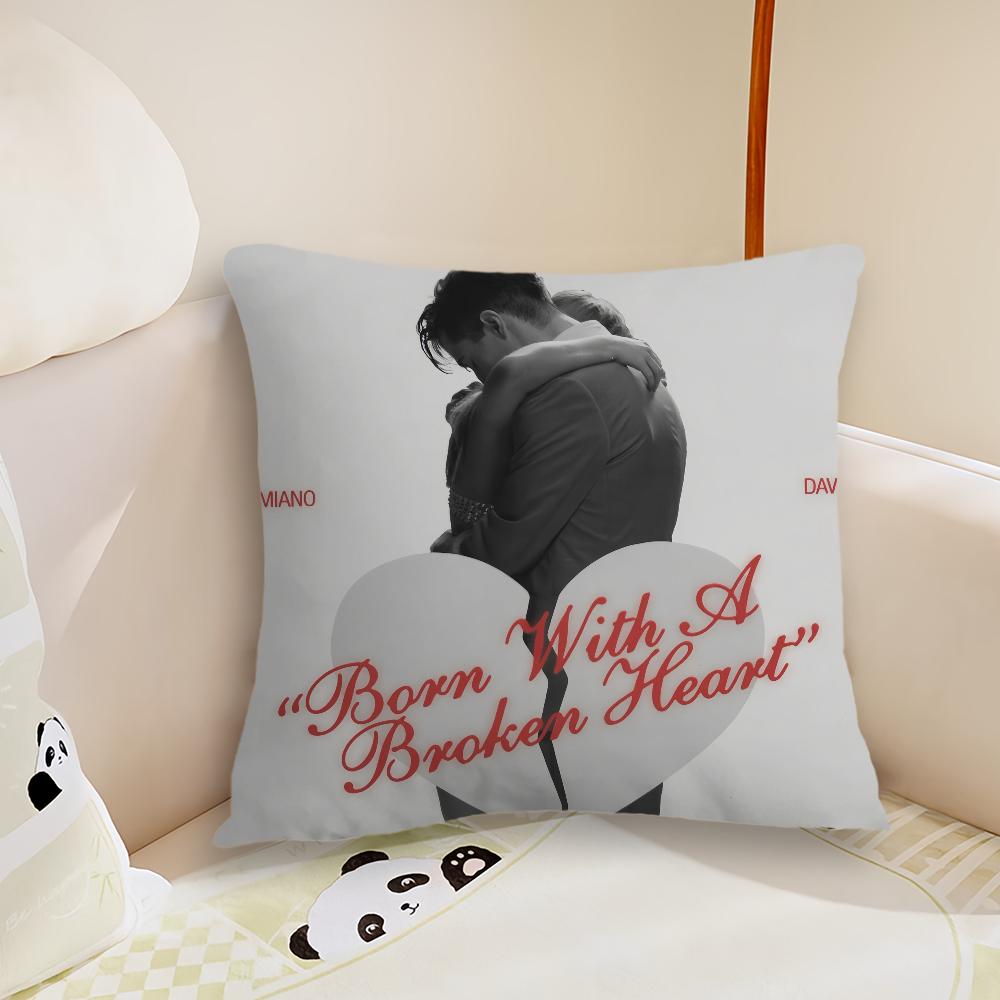 Sänger D-Damiano David mit gebrochenem Herzen geboren Wohnzimmer Kopfteil Schlafzimmer Büro Kissen Kissen Sofa Nickerchen Kissenbezug