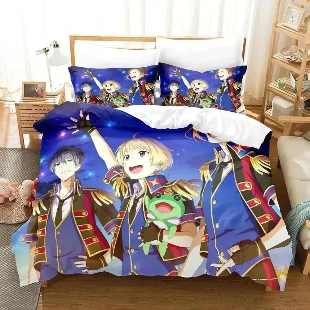 Anime Idolmaster SideM 3D NEW Duvet Cover Pillowcase Bedding Set Adult Boy Girl Bedroom Decoration Children Single Double Large