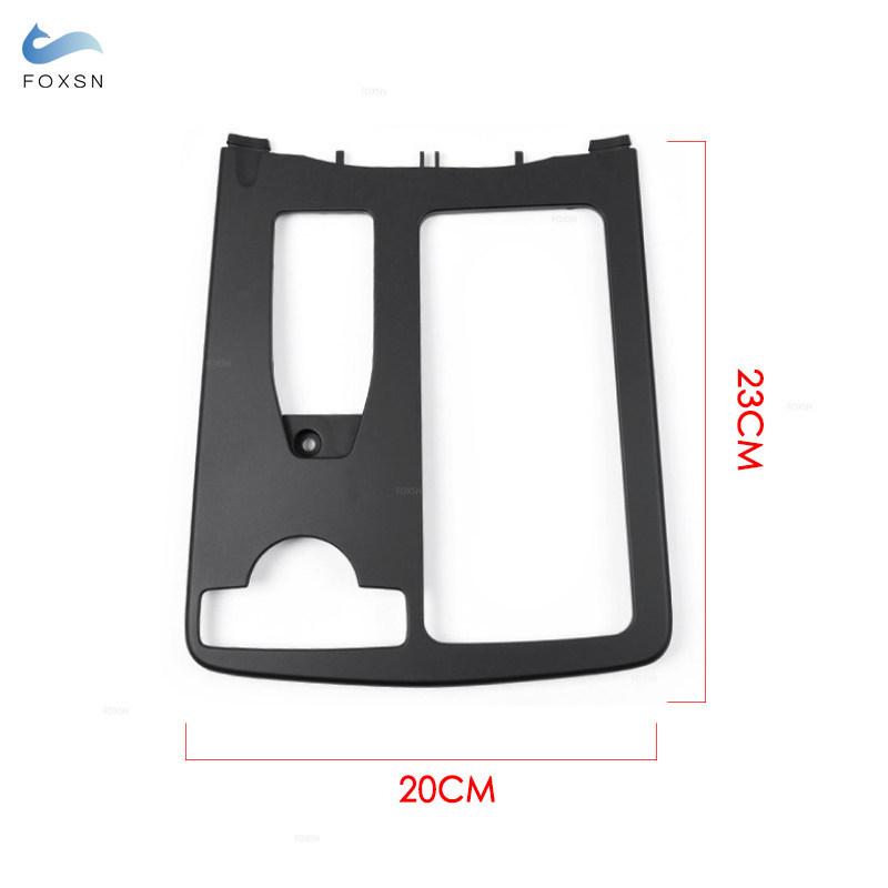 RHD For Mercedes Benz W204 C180 C200 C220 W212 E300 Center Armrest Console Water Cup Holder Shutter Outer Frame Protective Trim