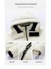 Men's Winter Thickened White Duck Down Jacket - Youth Warm Trendy Hooded Puffer Outerwear
