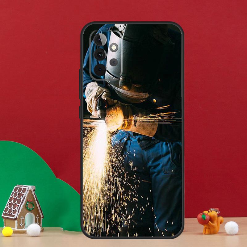 Schweißer Schweißen Heißes Metallarbeiter Hülle Für Samsung Galaxy A55 A52 A32 A12 A33 A06 A16 A26 A36 A56 A15 A53 A13 A34 A54 A14 A17
