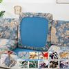 Printed Stretch Sofa Seat Cushion Cover L-shaped Corner Couch Sofa Slipcover for Living Room Wedding Elastic Seat Cushion Cover