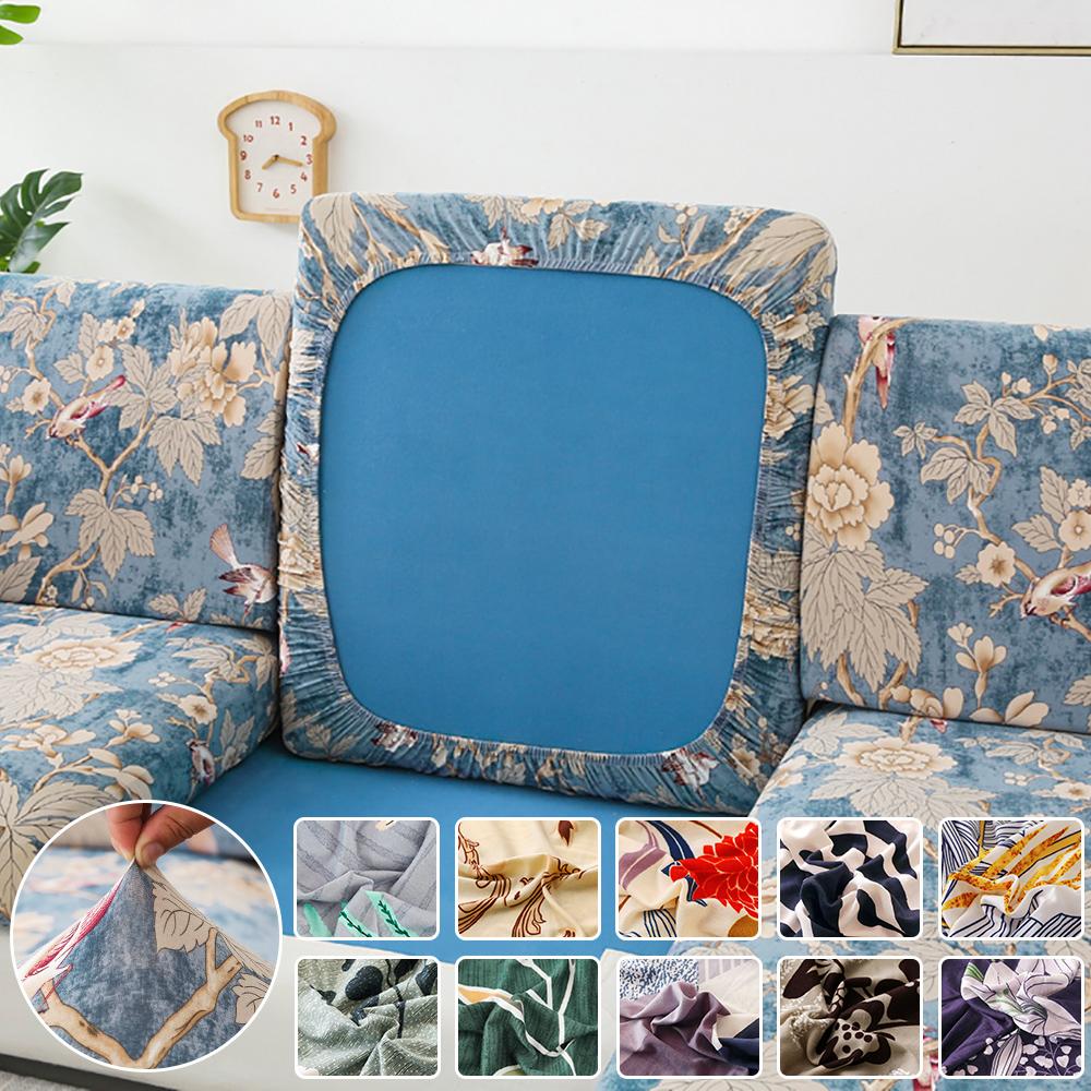Printed Stretch Sofa Seat Cushion Cover L-shaped Corner Couch Sofa Slipcover for Living Room Wedding Elastic Seat Cushion Cover
