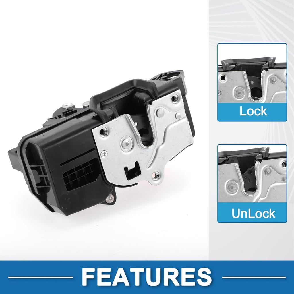 Front Left Driver Side Power Door Lock Actuator Motor No.25843196/15900164/15817041 Door Latch Actuator Assembly for Cadillac SRX 2004-2006 for