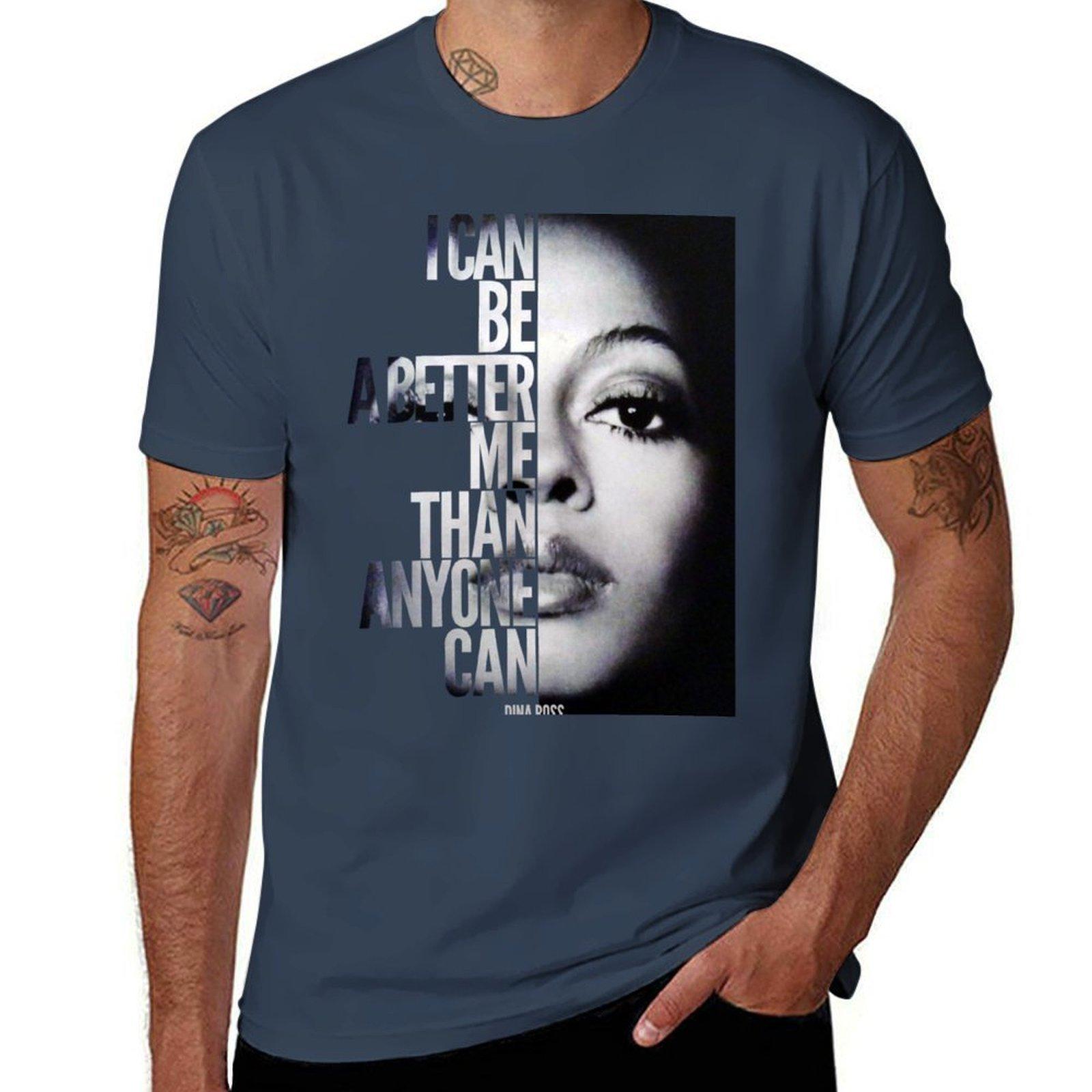 Diana Ross TShirt Basic Breathable Solid Color TShirt S