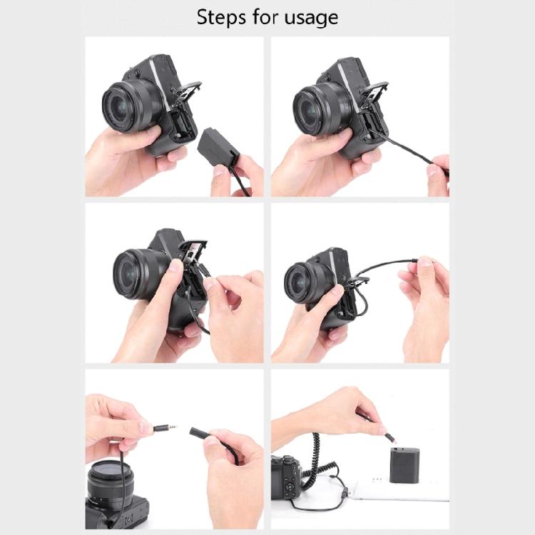 LP-E17 Replacement Dummy Battery Power Supply Adapter for DC Coupler Charger Kit