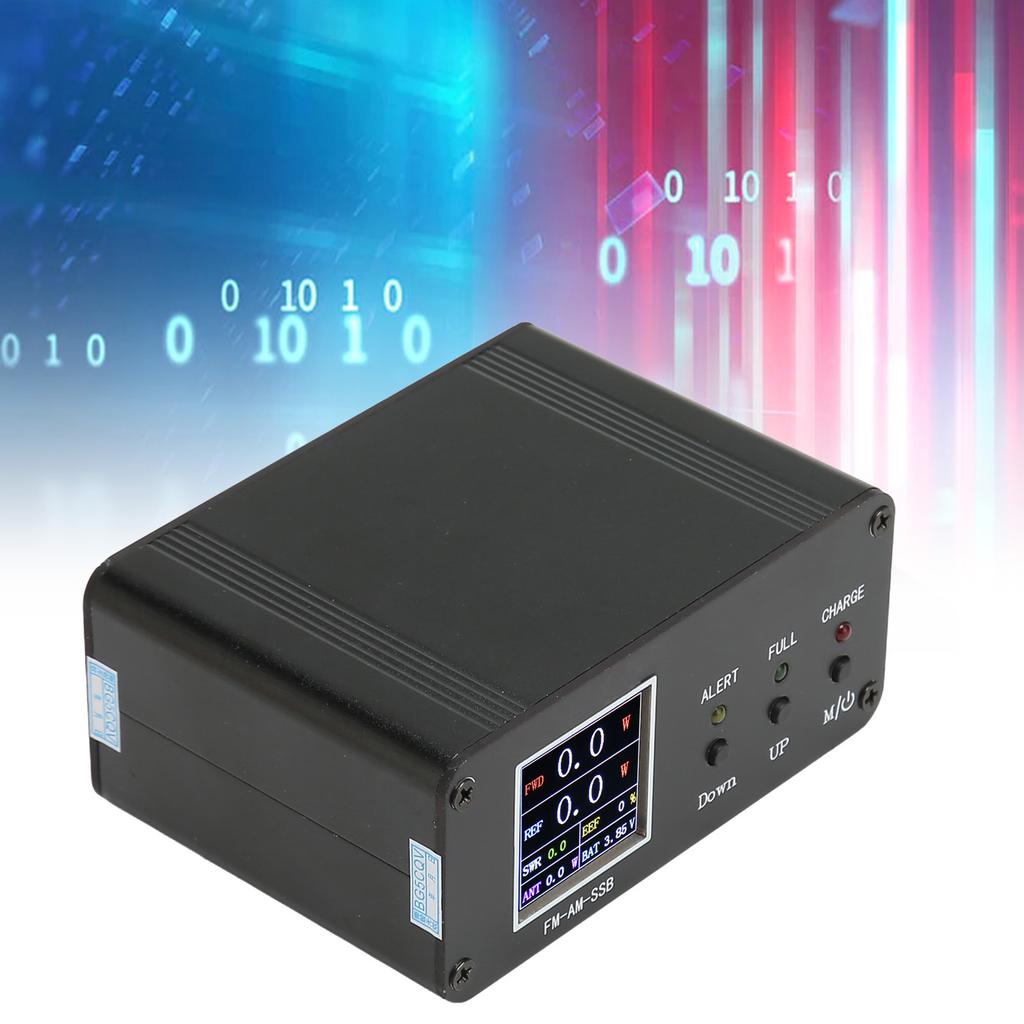 Digital Power Standing Wave Meter Professional 240x240 Full Color LCD Display 1.8‑54Mhz Type C Inter