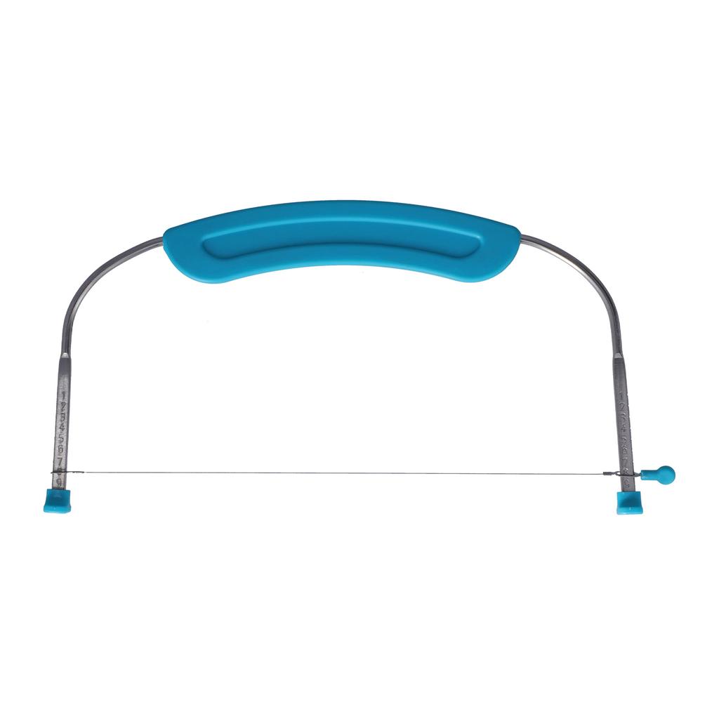 304 Stainless Steel Cake Leveler Adjustable Wire Cake Cutter with Handle and Scale DIY Baking Tool for