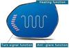 PRIUS 50 Series Wing Blue Lens, Built-in LED, LED Turn Car Door Lens, Blue,