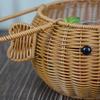 Imitation Rattan Woven Picnic Basket