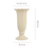 French Ceramic Vase Ins High Value White Cream Style High Sense Roman Medieval Vase