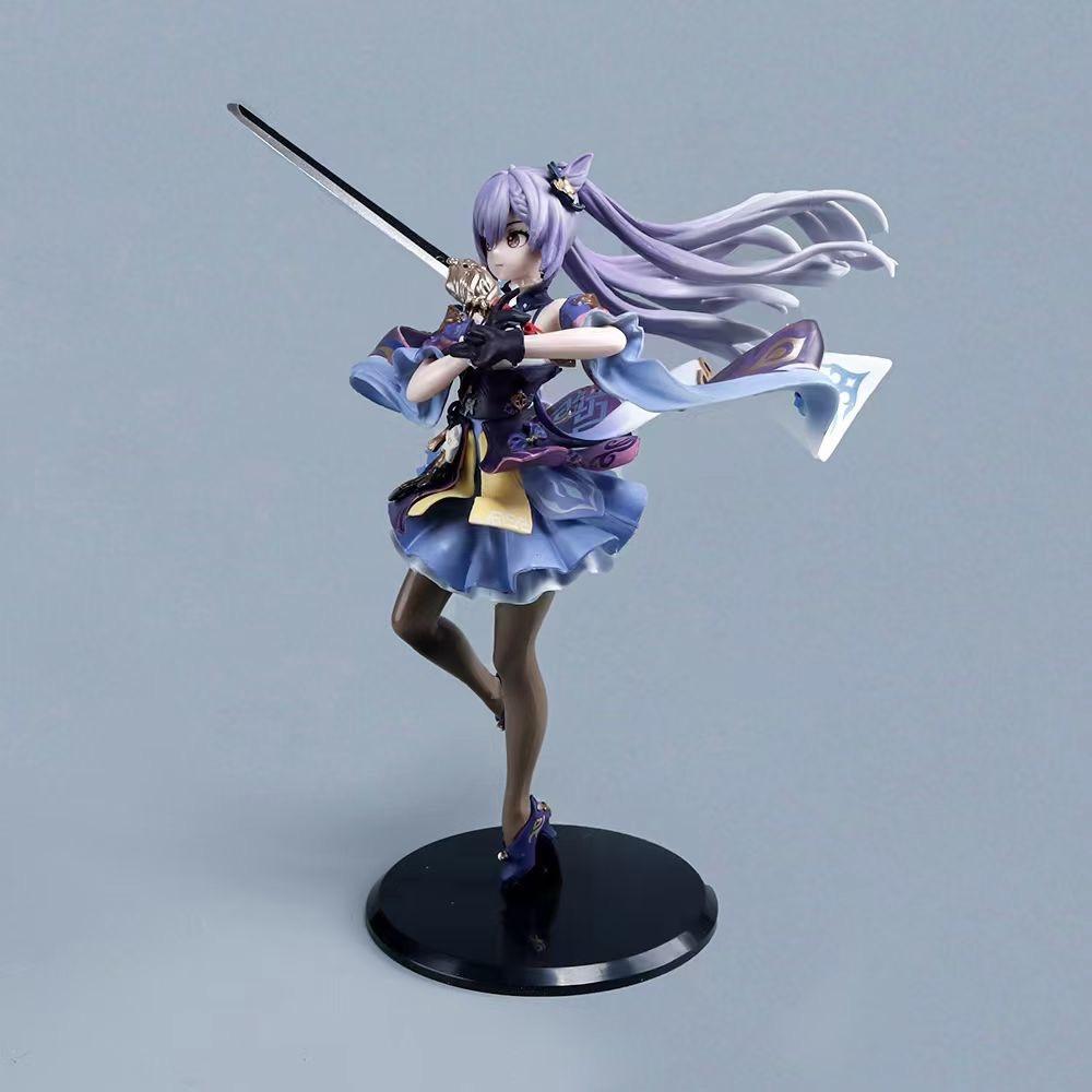 Genshin Impact Keqing Standing Figure Pvc Bagged Collectible