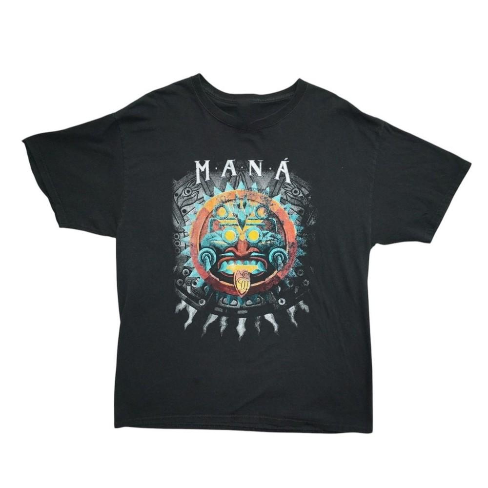 Rare Maná Aztec Sun Stone T-shirt S to 5XL NZ231 FREE SHIPPING Unisex T-Shirt XXL