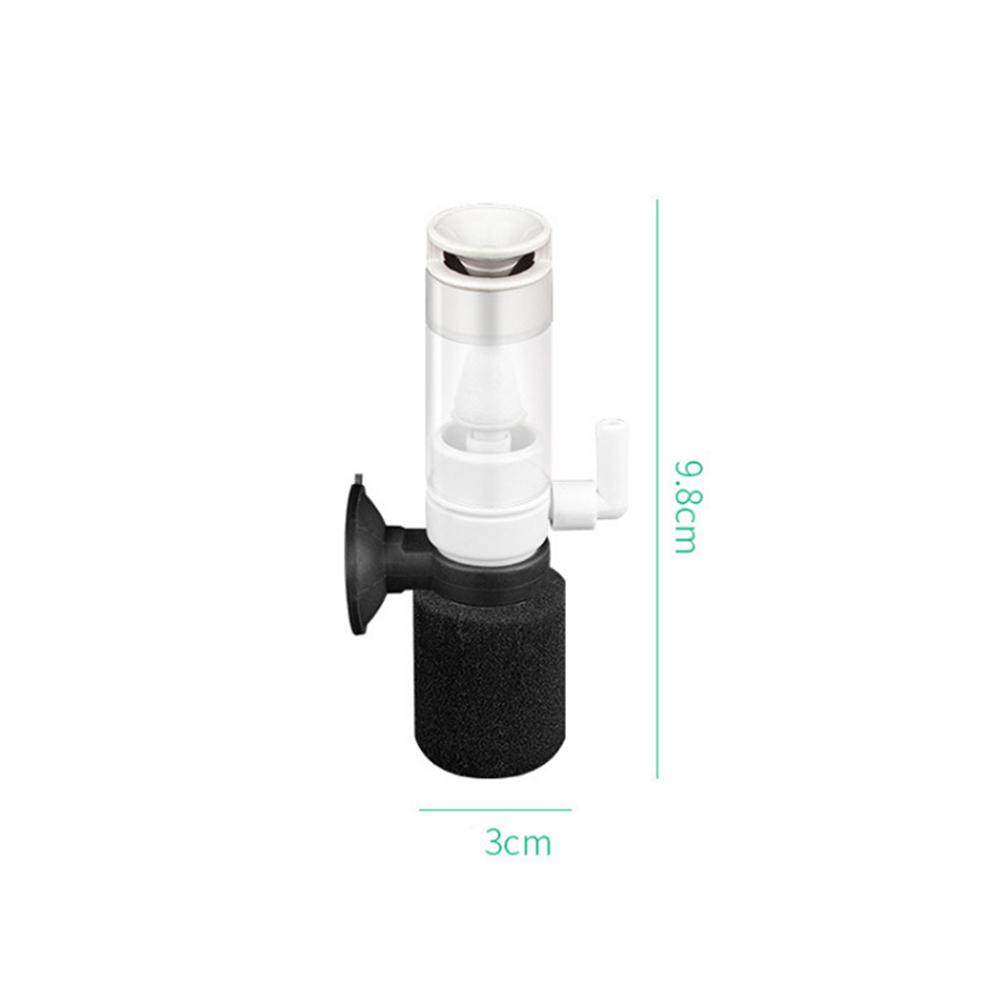 3-in-1 Mini-Filter Mehrschichtiger Biochemischer Schwammfilter Eingebaute Ultra-leise Sauerstoffpumpe Für Aquarium Fischbecken