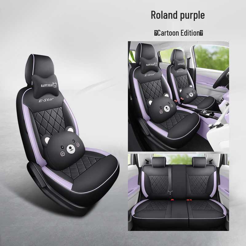 Benbenestar National Edition Full Coverage Colorful Car Seat Cushions and Covers