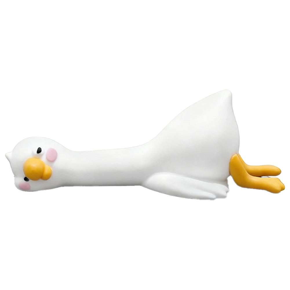 

Big White Goose Animal Model Home Decoration Resin Craft Miniature Figure Tiny Bonsai Microlandscape Fairy Garden Decor