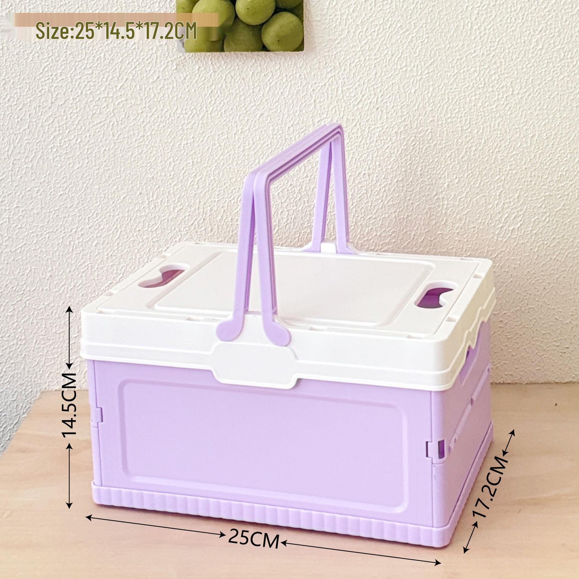 

Портативная складная корзина для пикника и хранения овощей и белья в японском стиле