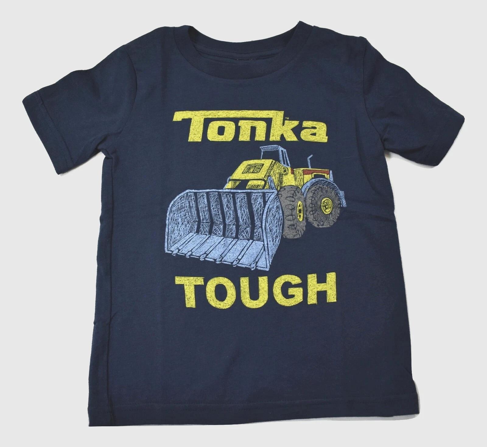 Jumping Beans Toddler Tonka Tough Toy Tractor Truck Print Tee Shirt New 3T, 5T 4XL