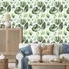 Tropical Leaves Green Wallpaper for Living Room and Bedroom 50x1000