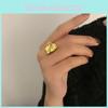Elegant S925 Silver Statement Ring For Women Featuring Irregular Textured Finish And Trendy Korean Aesthetic