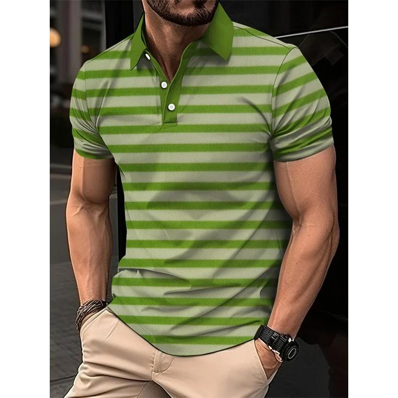 Tropical Floral Print Short Sleeve Polo Shirt, Casual Summer Essential