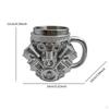 Engine Coffee Mug Car Model Heat Resistant Creative Reusable Drink Cup with Handle for