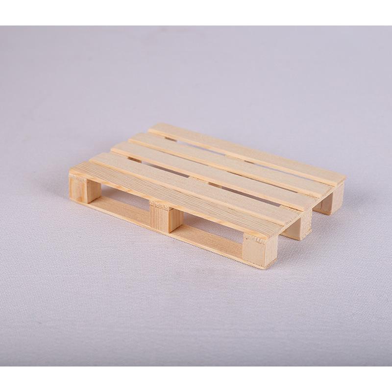Heat-Resistant Wooden Openwork Coaster and Mini Tray