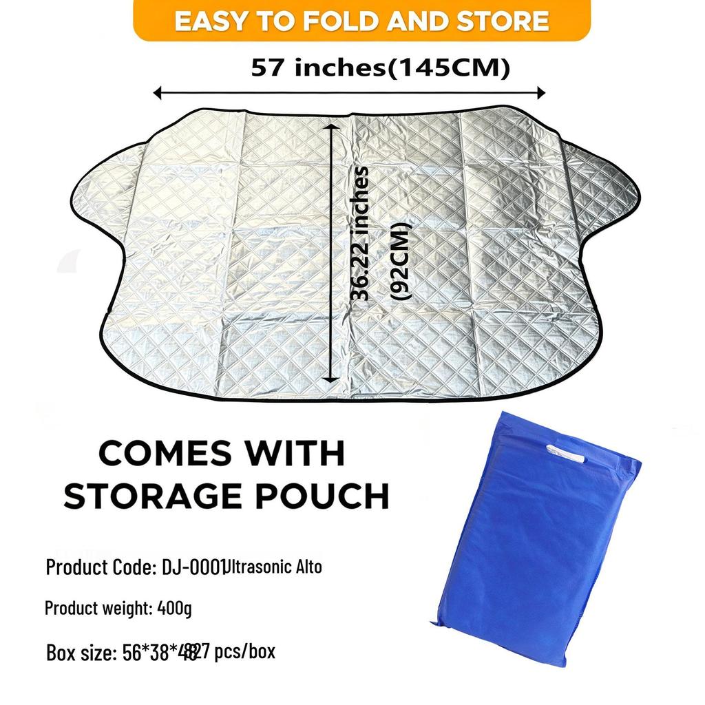 Thickened Car Windshield Cover: Anti-freeze, Anti-frost, Sunshade, Heat Insulation, and Rainproof