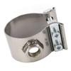 Clamp On Wideband Sensor Bung Adapter Adjustable Stainless Steel Oxygen Sensor Bung Adapter for Engine Exhaust Pipe