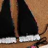 Swimsuit Women's Backless Lace Than Sexy Kini Split Triangle Bikini Babes