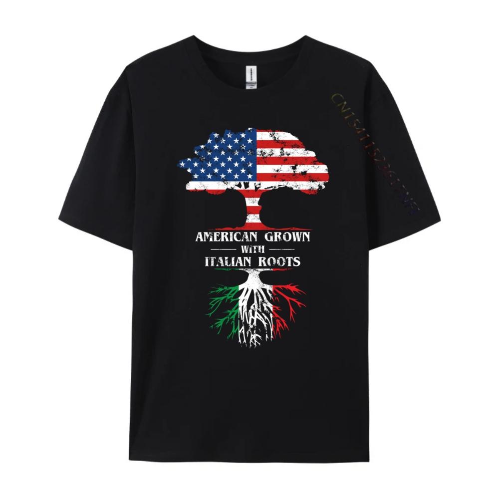 Für italienischstämmige Amerikaner: Camisetas T-Shirts für Herren mit Grafikdruck, Unisex-Anime-T-Shirts im englischen Stil
