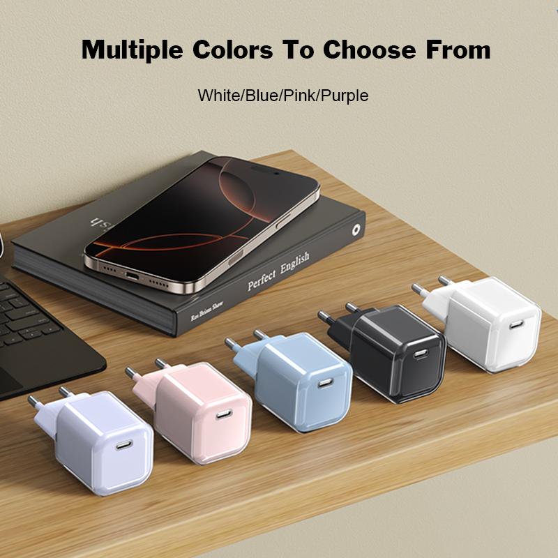 GaN 33W Super Charging Charger EU Plug PD Charging Wall Charger Quickly Charge For Xiaomi Huawei Mini Portable