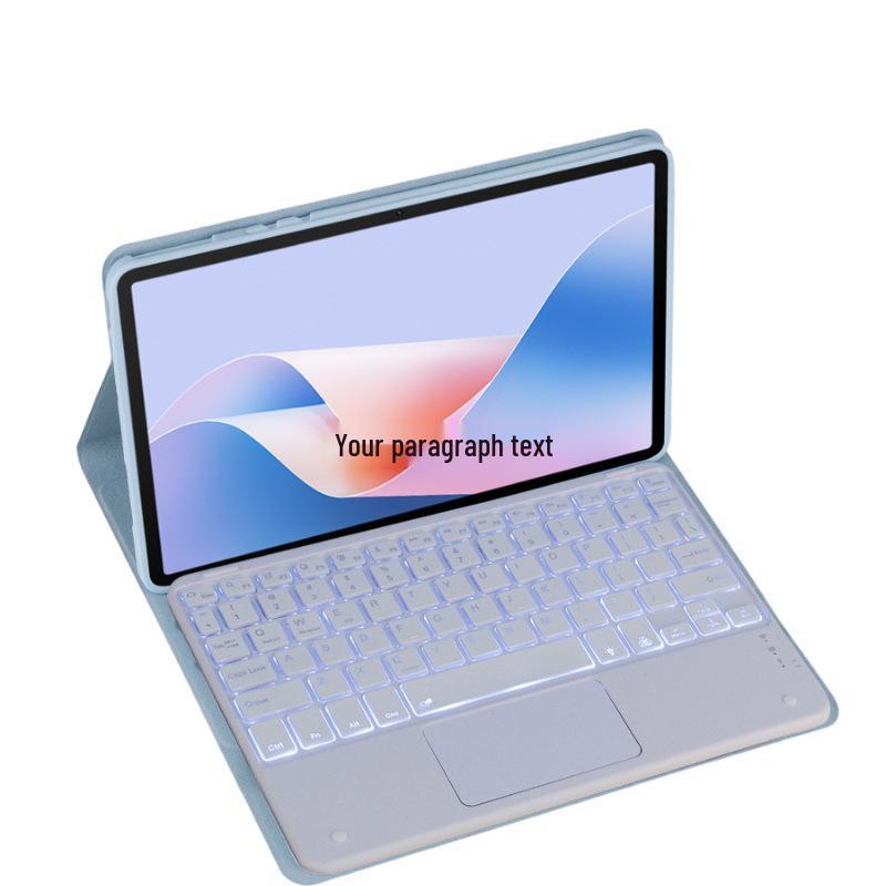 Cross-border Compatible Honor 10Pro 11.5-inch Tablet Case with 7-Color Backlit Wireless Bluetooth Keyboard