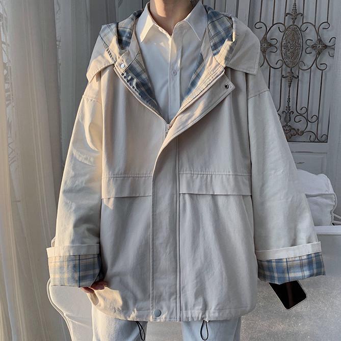 Women's Korean Harajuku Loose Spring Jacket Coat, Hong Kong Style, 2025 Salt Style, Versatile Student & Couple Outfit.