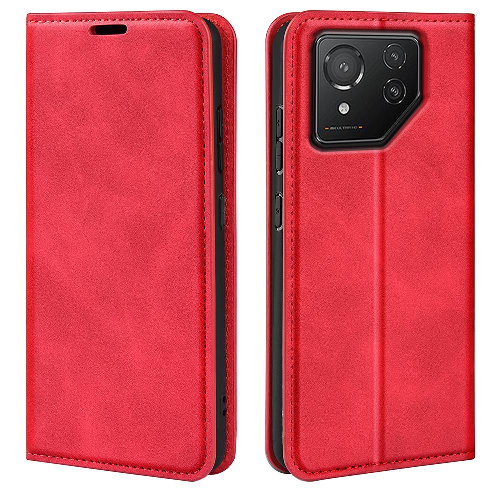 Dla Asus ROG Phone 8 5G/Phone 8 Pro 5G Etui Skóra PU Dotykowe Klapka Stojak Widok Pokrowiec na Telefon