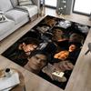 Dark Handsome Collage Carpet For Playroom Bedroom Living Room Sofa Home Decorkids Game Area Rug Nonslip Floor Mat