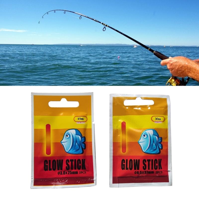 Fishing Rods Glow Sticks 2pcs Night Fishing Float Rod Lights Fishing Rod Light