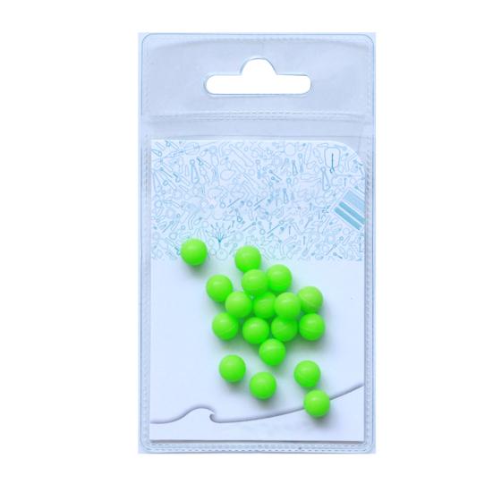 20/25Pcs Outdoor Fishing Fake Bait Easy Installation Luminous Beans Silicone Beads Fishing Lure Easy-to-Carry Fishing Gear