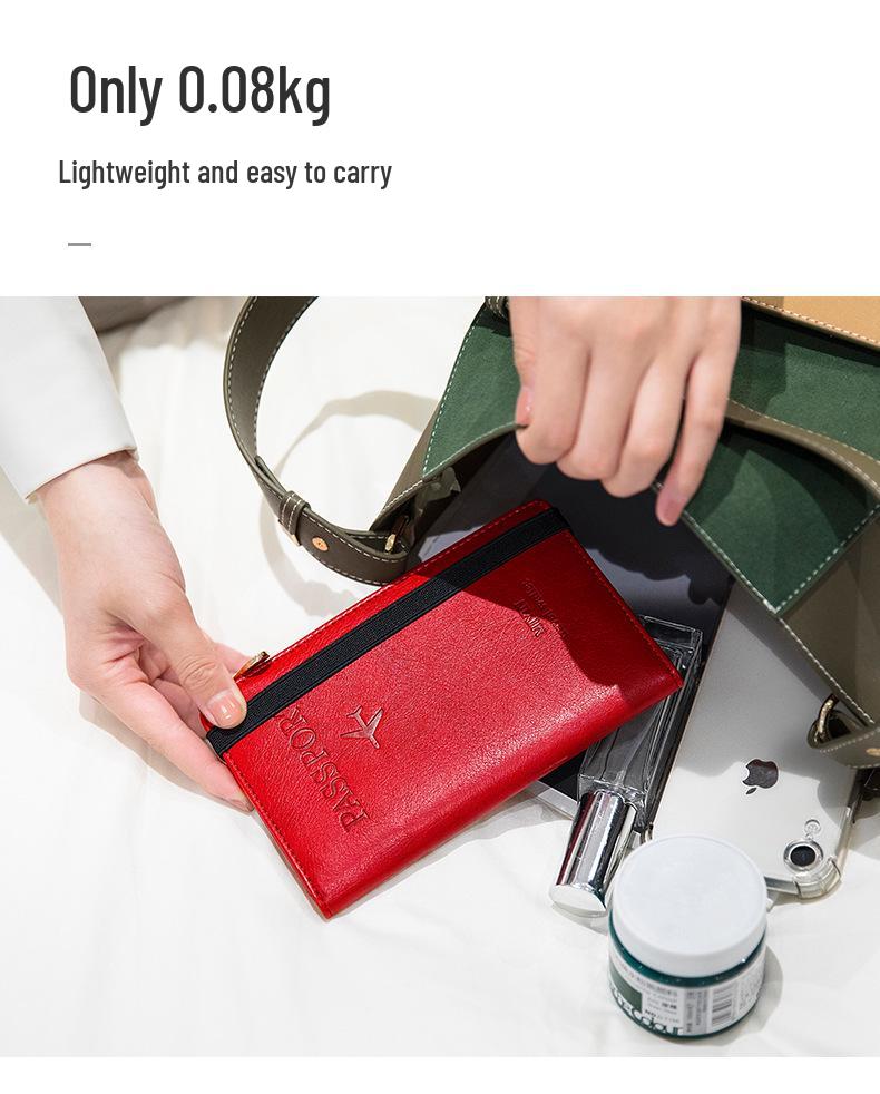 Tao Yin 2024 RFID Anti-Theft Passport & Card Holder - Multifunctional Travel Wallet Bag