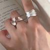 XIYANIKE Hip Hop Irregular Twist Cuff Finger Rings For Women Girl Punk Fashion New Jewelry Friend Gift Party anillos mujer