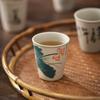 INS New Coarse Ceramic Teacup Chinese High Price Teacup Exquisite Ancient Teacup Personalized Eight Gift Box Set