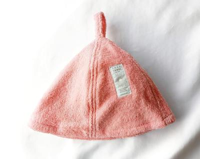 TRUE TOWEL Sauna Hat Imabari Towel Brand Certified (Peach Pink)