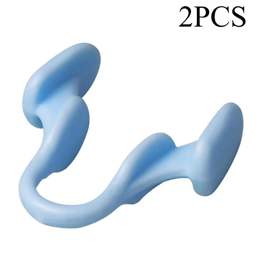 2 Stück Mini Anti-Schnarch-Gerät Silikon Elastischer Nasenclip Anti-Schnarch-Zubehör zur Verhinderung von Schnarchen Guter Schlaf