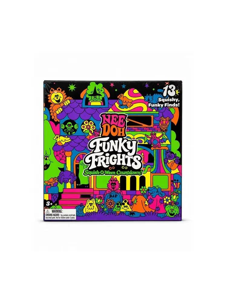 NeeDoh Calendar Halloween Advent Calendar 24 Days, Spooky Squishy Slow Rise Stress Relief Toys Countdown Gift Box