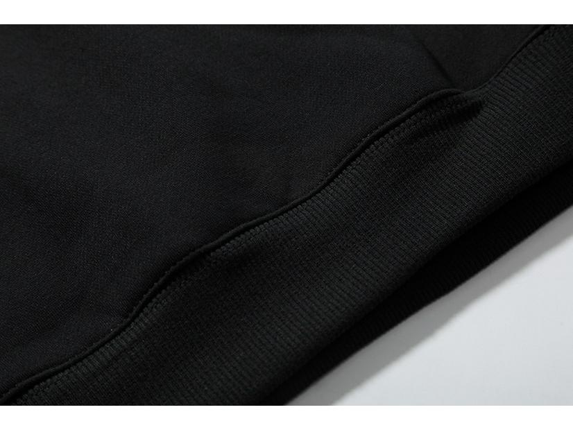 Felpa con cappuccio ESSENTIALS 1977 Lettere Floccate a Doppia Linea per Uomo e Donna