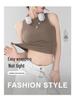 2025 Chic Korean Style Slim Sleeveless Vest: Women's Summer Solid Color Top