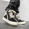 Hoge Sportschoenen Vetersluiting Leren Enkellaarzen Mannen Skateschoenen Basketbal Sneakers 39-44 Mannen Casual Luxe Sneakers